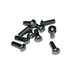 Nit aluminiowy z łbem kulistym 3x5 mm. DIN 660 - 10 szt do napraw i montażu