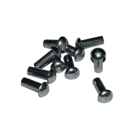 Nit aluminiowy z łbem kulistym 3x5 mm. DIN 660 - 10 szt do napraw i montażu