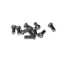 Nit aluminiowy z łbem kulistym 6x16 mm. DIN 660 - 10 szt. do aluminium