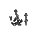 Nit aluminiowy z łbem kulistym 6x16 mm. DIN 660 - 10 szt. do aluminium