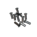 Nit aluminiowy z łbem kulistym 6x16 mm. DIN 660 - 10 szt. do aluminium