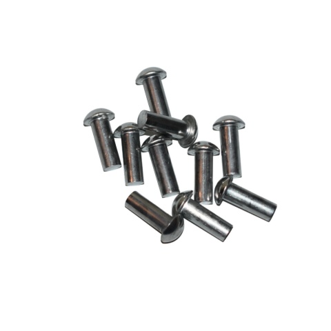 Nit aluminiowy z łbem kulistym 6x16 mm. DIN 660 - 10 szt. do aluminium
