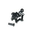Nit aluminiowy z łbem kulistym 6x25 mm. DIN 660 - 10 szt. mocne połączenie