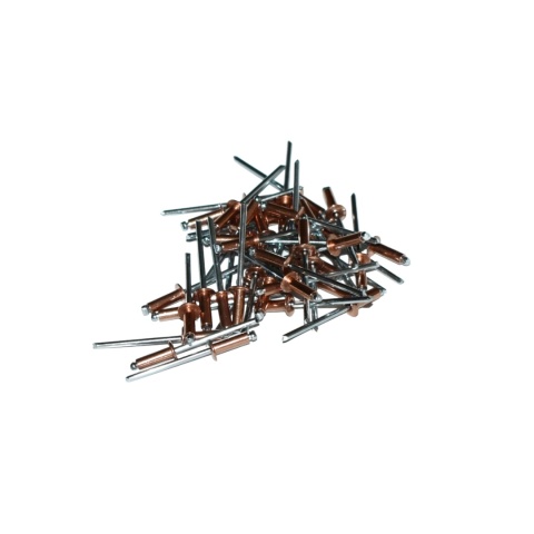 Nit zrywalny miedziano-stalowy 3x10 mm - 50 szt. Zakres zacisku: 5-7 mm.