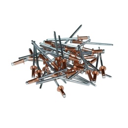 Nit zrywalny miedziano-stalowy 3x8 mm - 50 szt. Zakres zacisku: 3-5 mm.