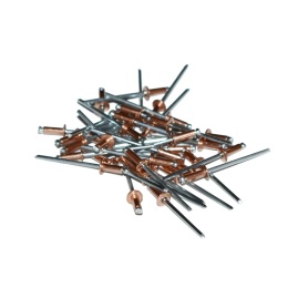 Nit zrywalny miedziano-stalowy 3x8 mm - 50 szt. Zakres zacisku: 3-5 mm.