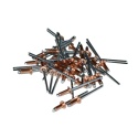 Nit zrywalny miedziano-stalowy 3x8 mm - 50 szt. Zakres zacisku: 3-5 mm.