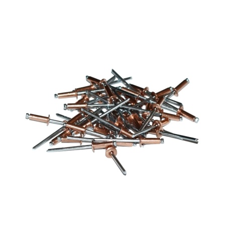 Nit zrywalny miedziano-stalowy 4x16 mm - 50 szt. Zakres zacisku: 10-12,5 mm