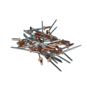 Nit zrywalny miedziano-stalowy 4x6 mm - 50 szt. Zakres zacisku: 2,5-3 mm.