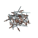 Nit zrywalny miedziano-stalowy 4x8 mm - 50 szt. Zakres zacisku: 3,5-5 mm.