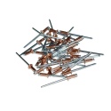 Nit zrywalny miedziano-stalowy 4x8 mm - 50 szt. Zakres zacisku: 3,5-5 mm.