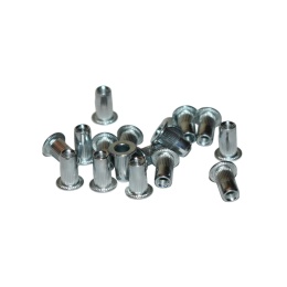 Nitonakrętka walcowa stalowa M3x9 mm. 20 szt. Zakres mocowania 0,25-2,5 mm.