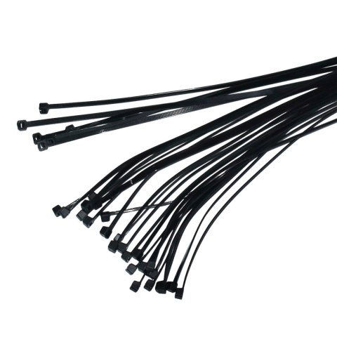 Opaski zaciskowe kablowe czarny 300x4,7 mm - 50 szt. Trytytki trytki taśma