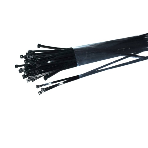 Opaski zaciskowe kablowe czarny 300x4,7 mm - 50 szt. Trytytki trytki taśma
