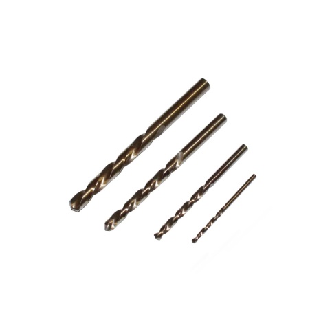 Zestaw wierteł lewoskrętnych do metalu, kobaltowych 3-5-7-9 mm HSSCo