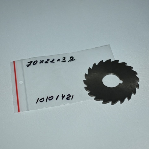 Frez tarczowy piłkowy 70x22x3,20 mm. HSS precyzyjne cięcie i frezowanie Frez tarczowy piłkowy 70x22x3,20 mm. HSS precyzyjne cięcie i frezowanie