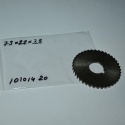 Frez tarczowy piłkowy 73x22x3,8 mm. HSS precyzyjne cięcie i frezowanie