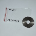 Frez tarczowy piłkowy 74x22x1,0 mm. HSS precyzyjne cięcie i frezowanie