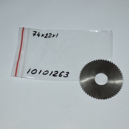 Frez tarczowy piłkowy 74x22x1,0 mm. HSS precyzyjne cięcie i frezowanie