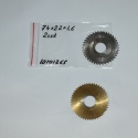 Frez tarczowy piłkowy 74x22x1,60 mm - 2 szt. HSS cięcie i frezowanie