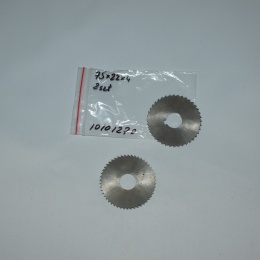 Frez tarczowy piłkowy 75x22x4,0 mm - 2 szt. HSS cięcie i frezowanie