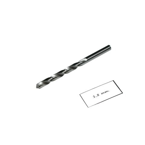Wiertło spiralne precyzyjne 1,80 mm. DIN338. Mikrowiertło do metalu. HSS.