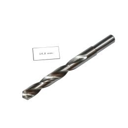 Wiertło spiralne walcowe 14,80 mm. DIN338 HSS. Do metalu, drewna i plastiku