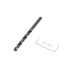 Wiertło spiralne walcowe 4,10 mm. DIN338 HSS. Do metalu, drewna i plastiku.