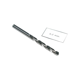 Wiertło spiralne walcowe 6,10 mm. DIN338. HSS. Do metalu, drewna i plastiku