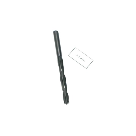 Wiertło spiralne walcowe 7,80 mm. DIN338. HSS. Do metalu, drewna i plastiku