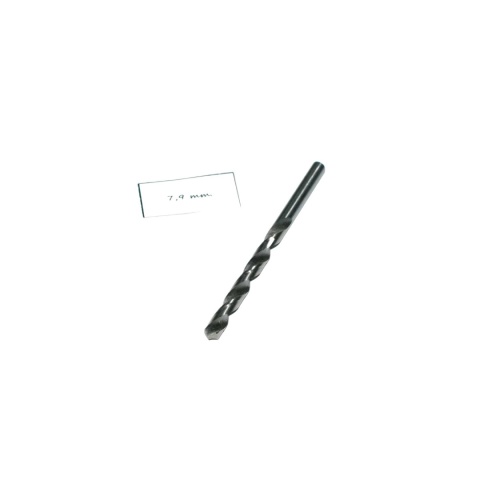 Wiertło spiralne walcowe 7,90 mm. DIN338. HSS. Do metalu, drewna i plastiku