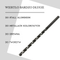 Wiertło bardzo długie 12,0x295 mm. DIN1869. HSS. Wiertła do metalu.