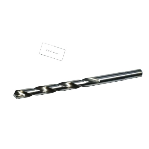 Wiertło spiralne długie HSS 15.0x220 mm. DIN340. Do stali, drewna, tworzyw.