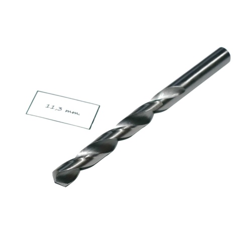 Wiertło spiralne walcowe 11,30 mm. DIN338 HSS. Do metalu, drewna i plastiku