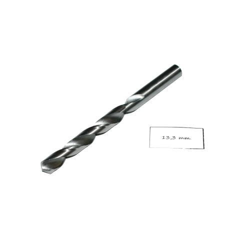 Wiertło spiralne walcowe 13,30 mm. DIN338. HSS. Do metalu, drewna i plastiku