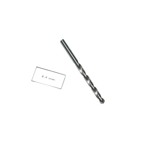 Wiertło spiralne walcowe 8,40 mm. DIN338. HSS. Do metalu, drewna i plastiku