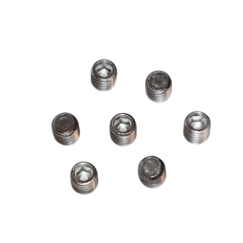 Dociskowy wkręt robaczek A2 - koniec płaski, M16x16 mm, stal nierdzewna.