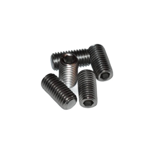 Dociskowy wkręt robaczek A2 - koniec płaski, M16x30 mm, stal nierdzewna.