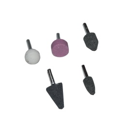 Kamienie szlifierskie do wiertarki 5 szt - zestaw z trzpieniem 6 mm