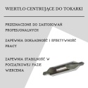Nawiertak nakiełek HSS 2,5 mm - wiertło centrujące do metalu. DIN333-A