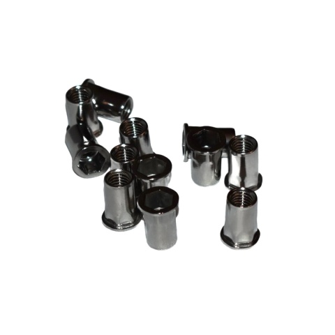 Nitonakrętka sześciokątna nierdzewna A2 M3x9 mm. 20 szt. Zakres 0,3-1,8 mm