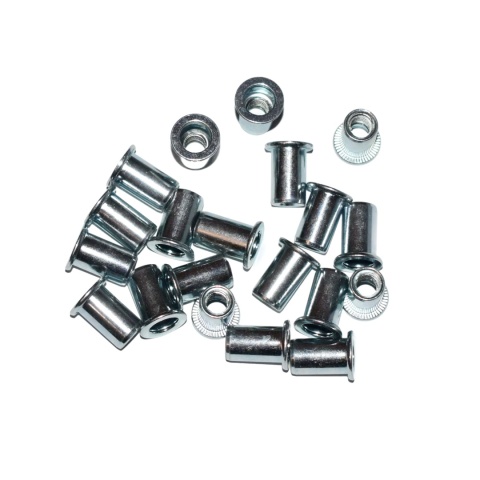 Nitonakrętka walcowa stal M5x16 mm. 20 szt. Zakres 2,5-5 mm. Gładką tuleją