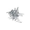 Nity zrywalne 4x8 Al/St z łbem płaskim. 50 szt. Zakres zacisku: 3-5 mm.