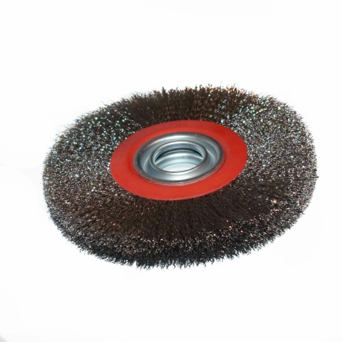 Szczotka tarczowa druciana 180mm Ø32 - do szlifierki czyszczenie rdzy