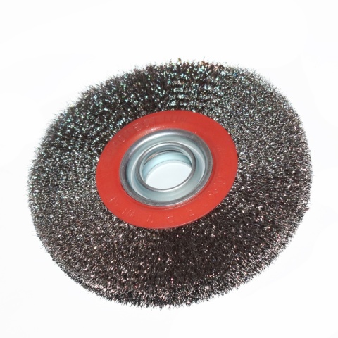 Szczotka tarczowa druciana 180mm Ø32 - do szlifierki czyszczenie rdzy