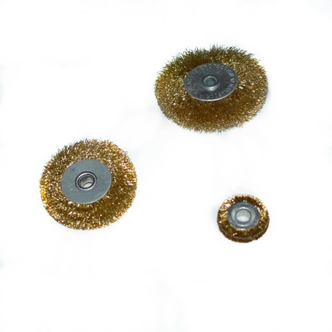 Zestaw szczotek drucianych do wiertarki 5 szt - stal mosiądz czyszczenie